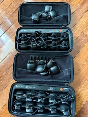 TopStyler Heated Hair Rollers Set in Black
